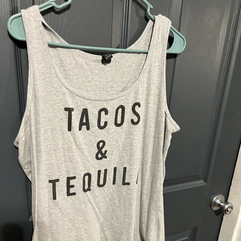 XL Tank Tacos & Tequila - Never Worn!